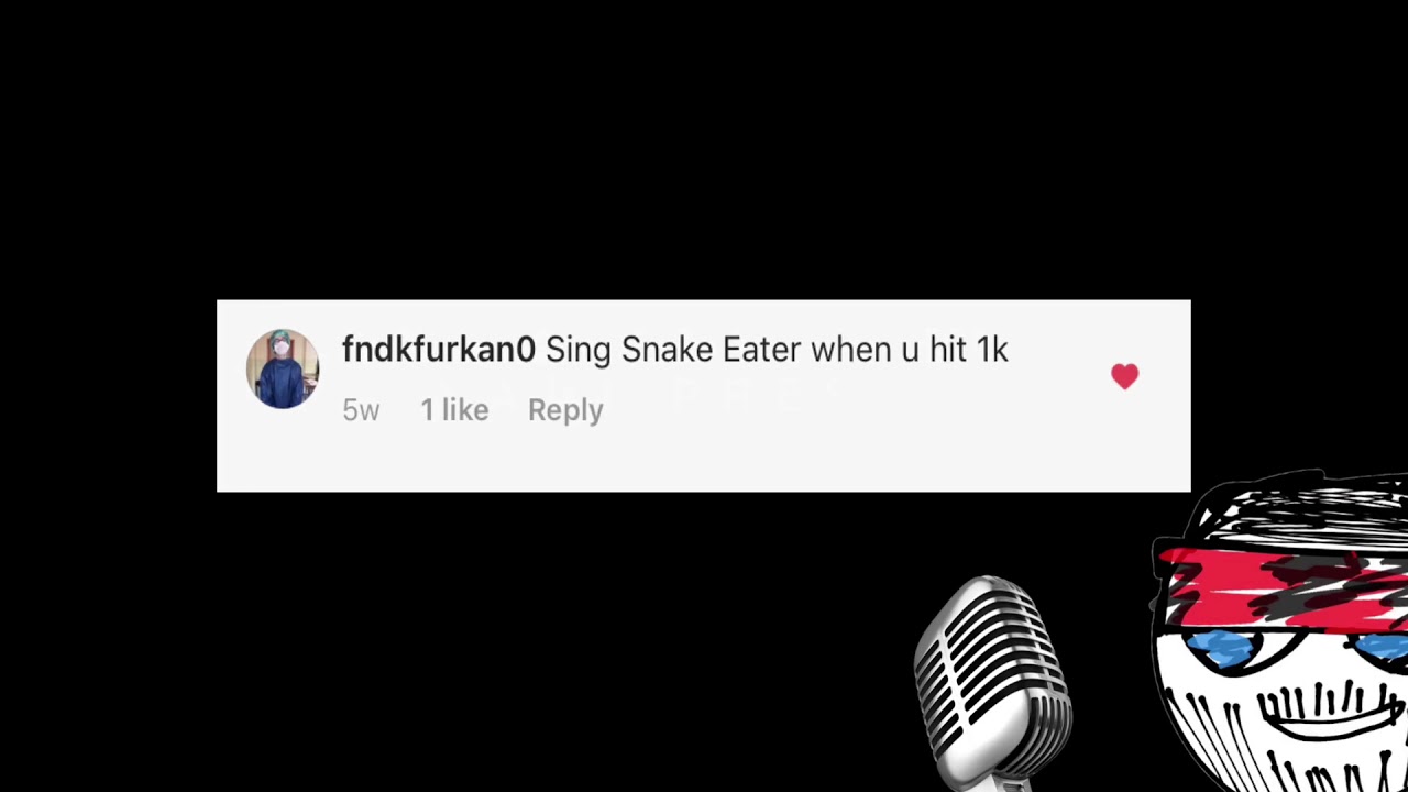 Solid Snake sings Snake Eater