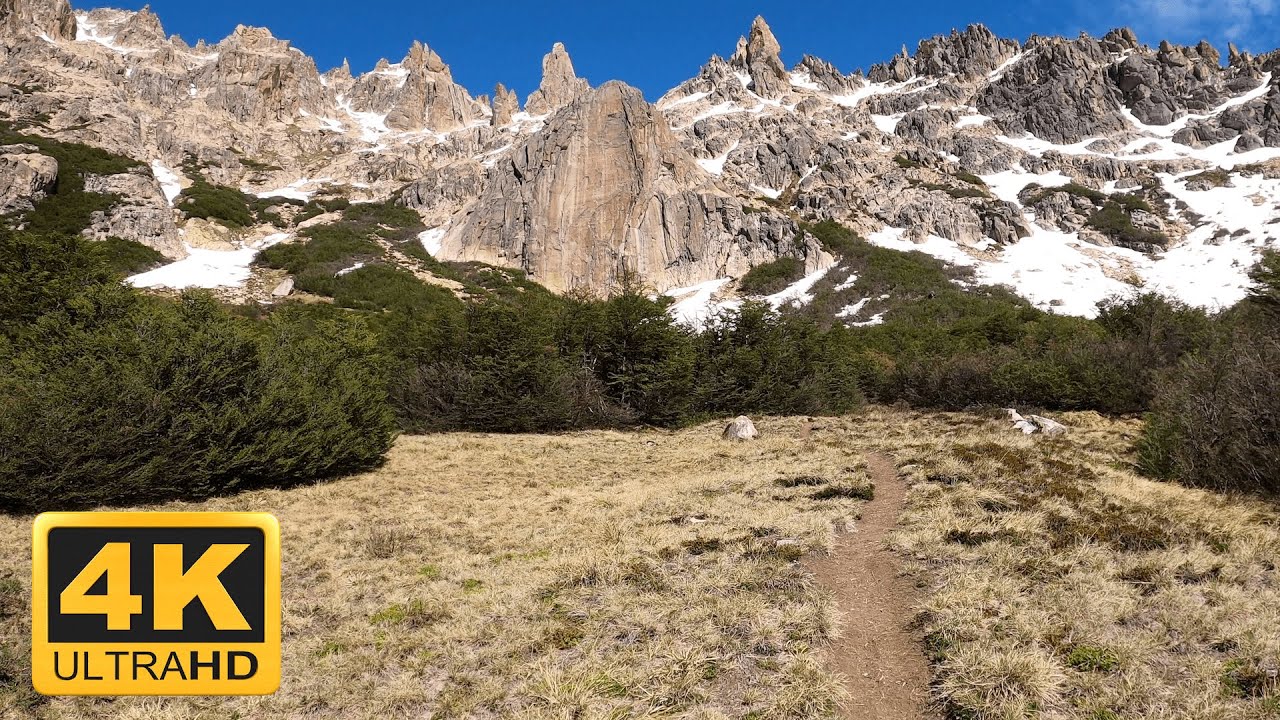 4K Virtual Hike in Patagonia (Bariloche) - Valle de Campanile - Laguna Toncek