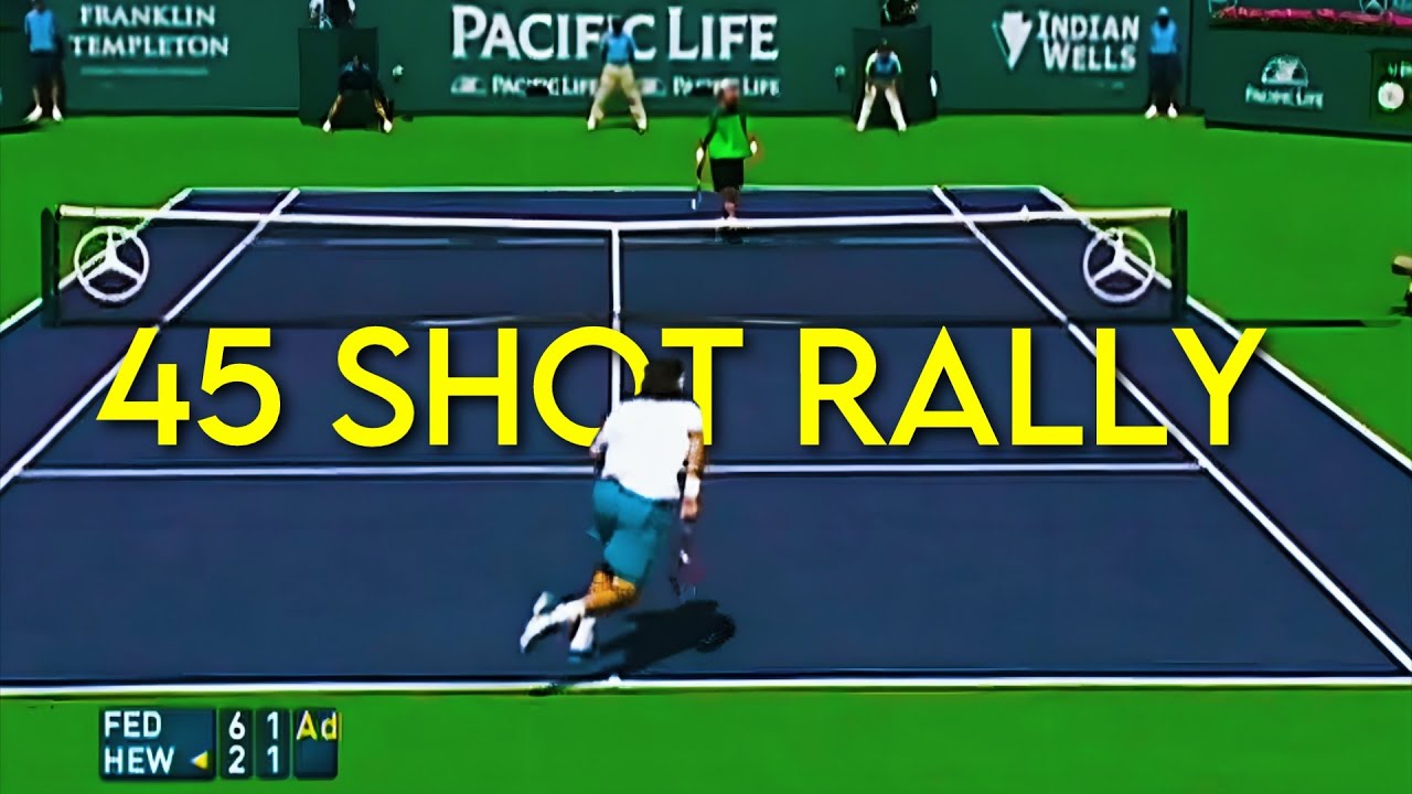 Roger Federer - Top 10 Longest Tennis Rallies of His Career (ATP)
