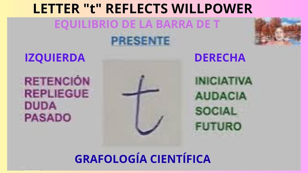 131 GRAFOLOGÍA - BARRA DE 't'