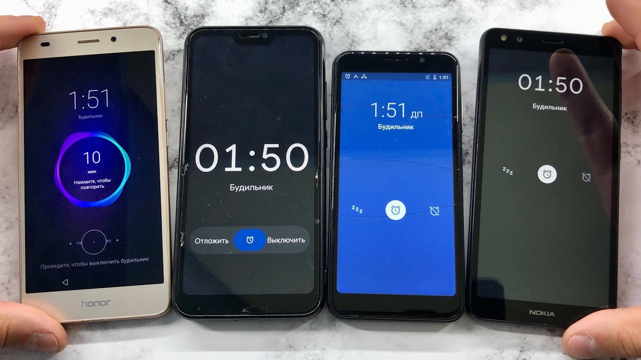 The alarm clock is ringing/ Nokia, Samsung, Xiaomi, Honor, Set a Timer/ Mobile Calls