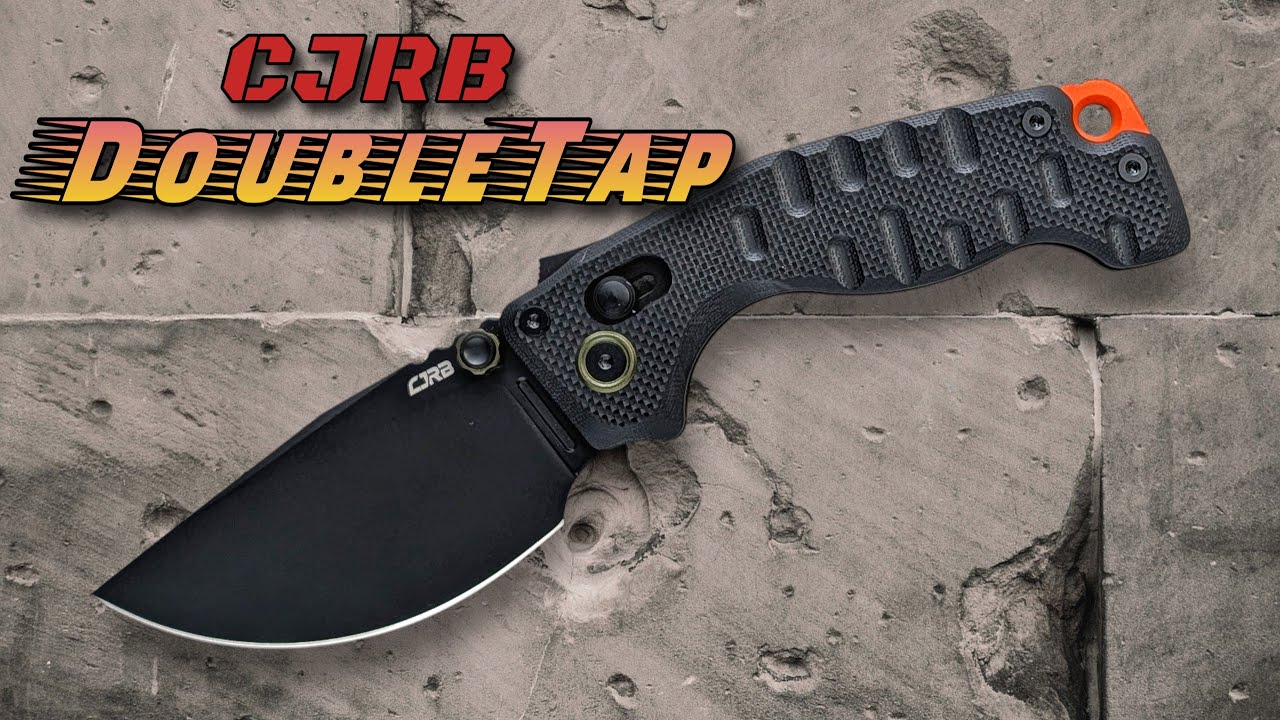 NEW Heavy Duty Folder! CJRB DoubleTap with Recoil Lock V2!