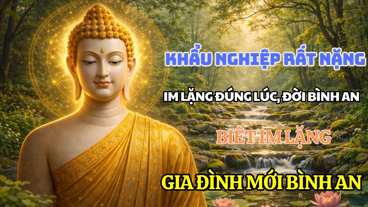 Khẩu Nghiệp Nặng Hơn Ta Nghĩ | Biết Im Lặng Đúng Lúc, Gia Đình & Cuộc Đời Đều Bình An
