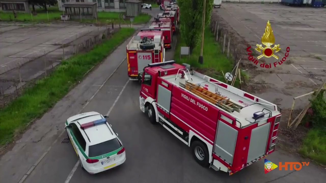 Velká Ida (SK) - Partito per l'Ucraina il convoglio di 45 mezzi donati dai VVF italiani - www.HTO.tv