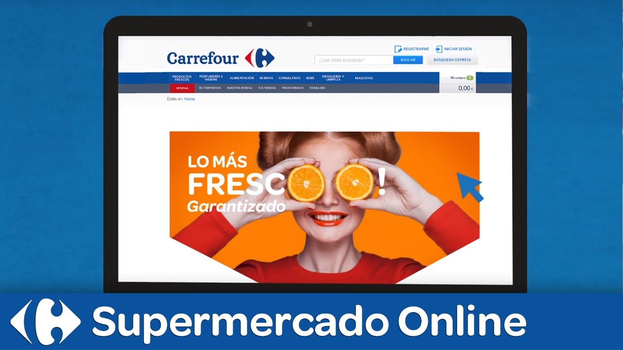 SUPERMERCADO ONLINE DE CARREFOUR. Tu compra online de alimentación.