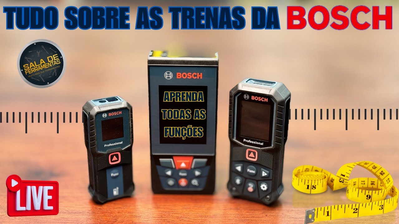 Aprenda a usar todas as funções da sua treina a laser BOSCH