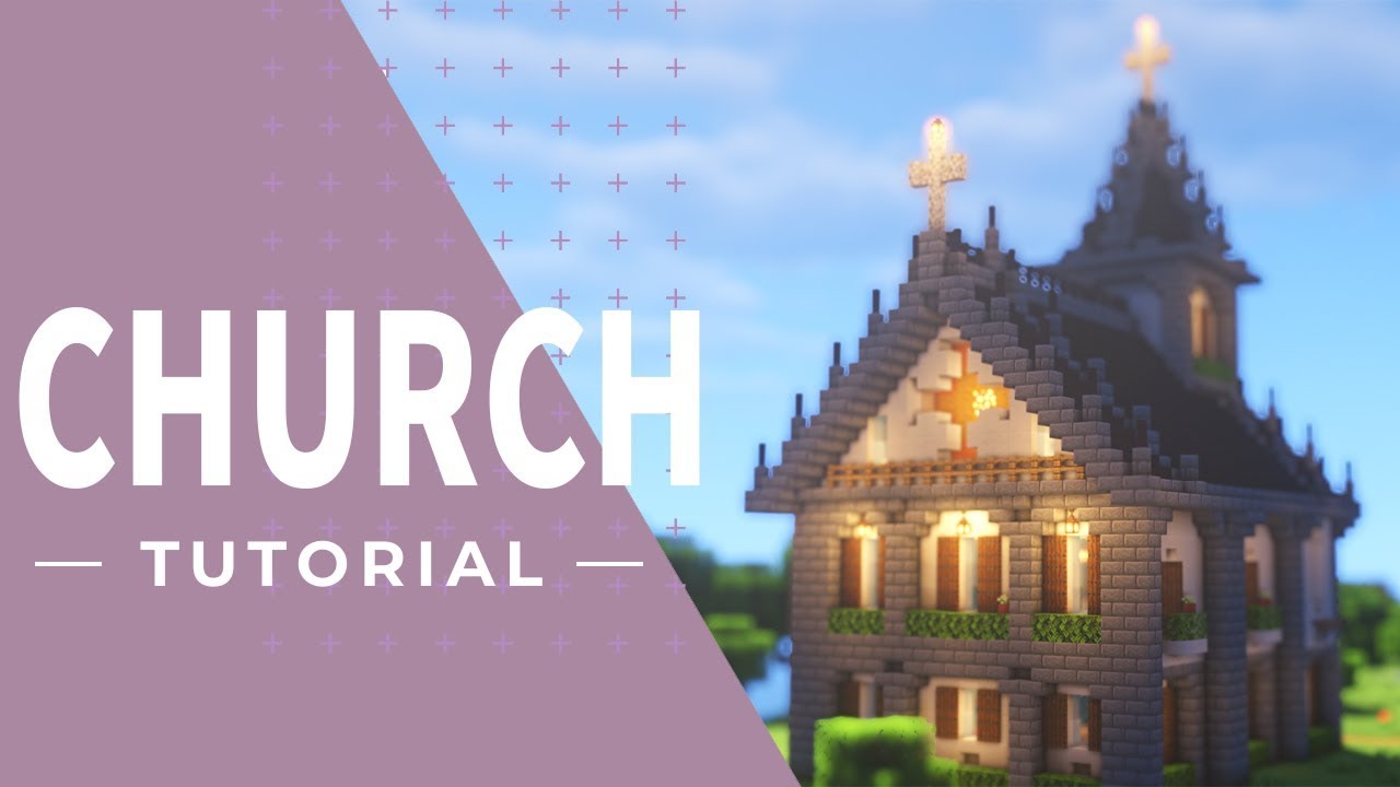【マインクラフト】オシャレな教会の作り方(建築講座)