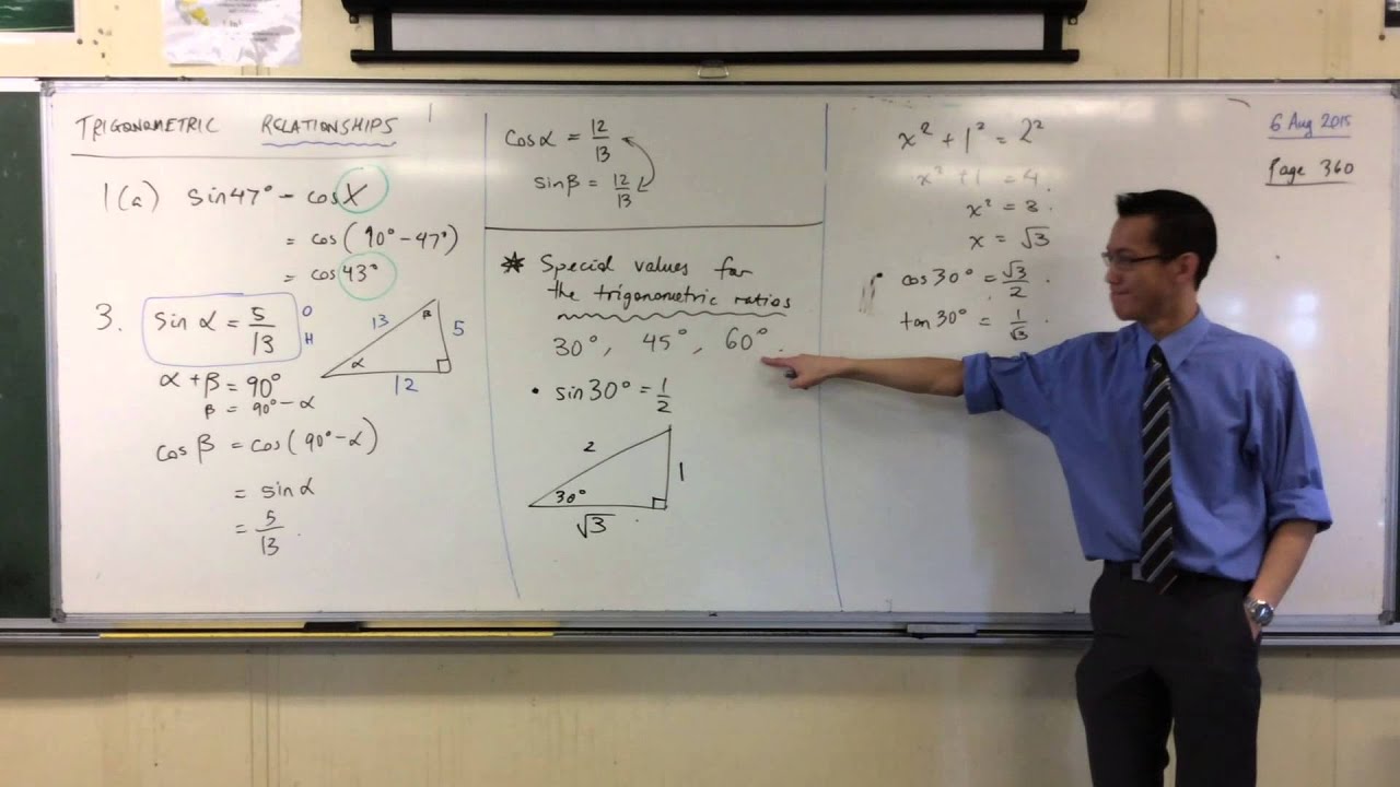 Exact Values for Trigonometric Ratios