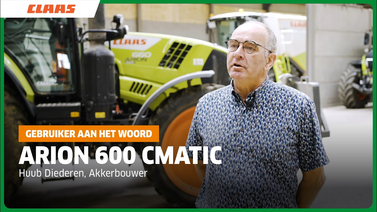 klantreview van Huub Diederen - CLAAS ARION 600 CMATIC