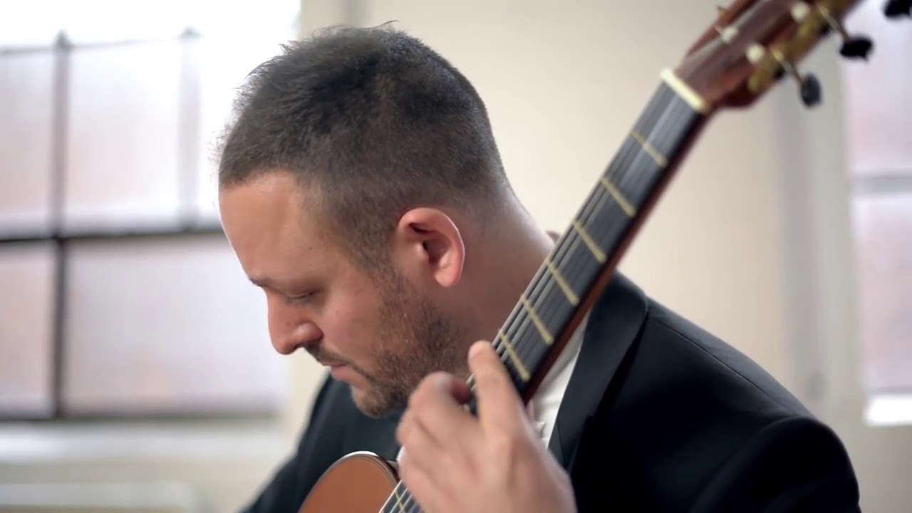 John H. Dick 2014, Double Cedar Top Classical Guitar, Tariq Harb Guitarist
