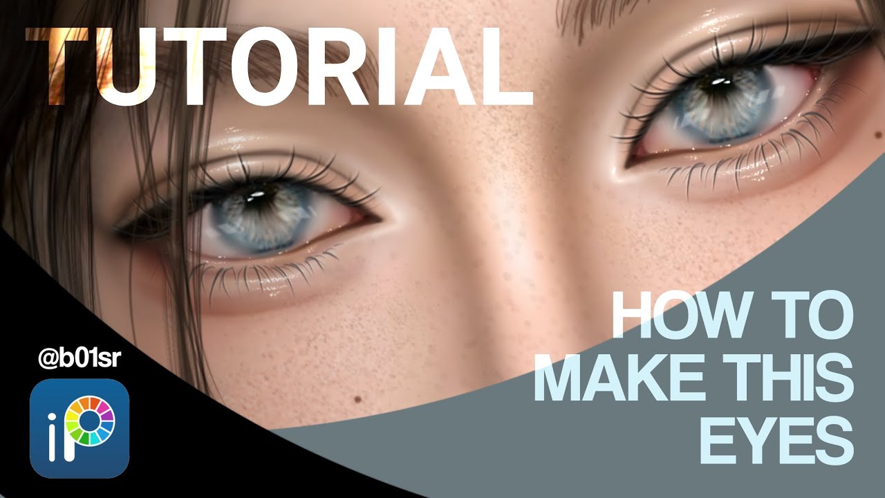 TUTORIAL DE OJOS (VERSIÓN FEMENINA + BROCHAS PERSONALIZADAS INCLUÍDAS) Ibis Paint X | B01SR