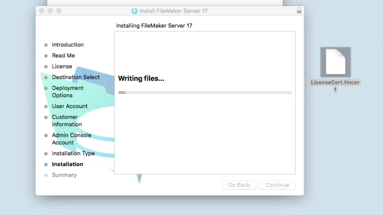 Filemaker Server 17 installation and SSL configuration using goDaddy