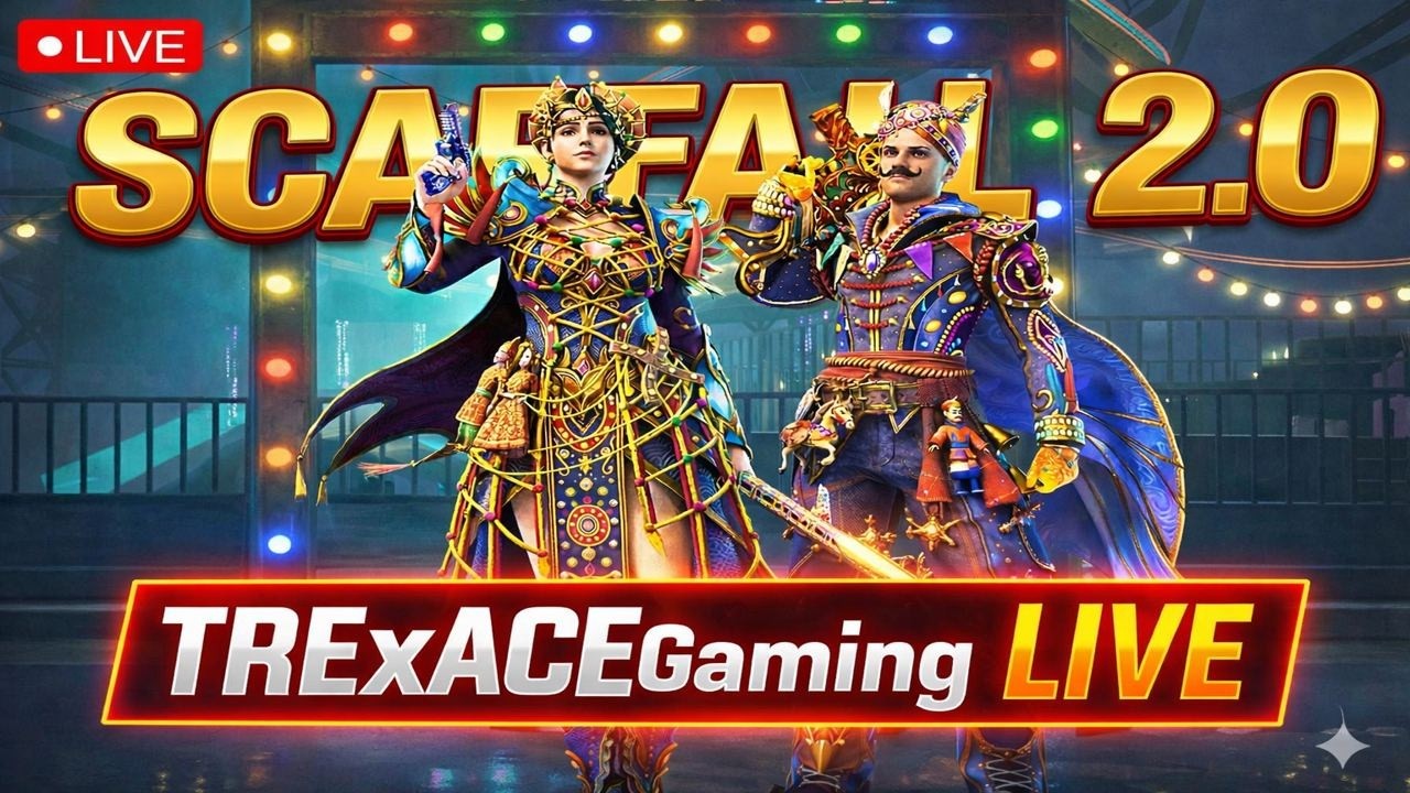 SCARFALL FULL RUSH GAMEPLAY WITH YOUTUBERS 🥶| INSANE CLUTCH MOMENTS|💢💥