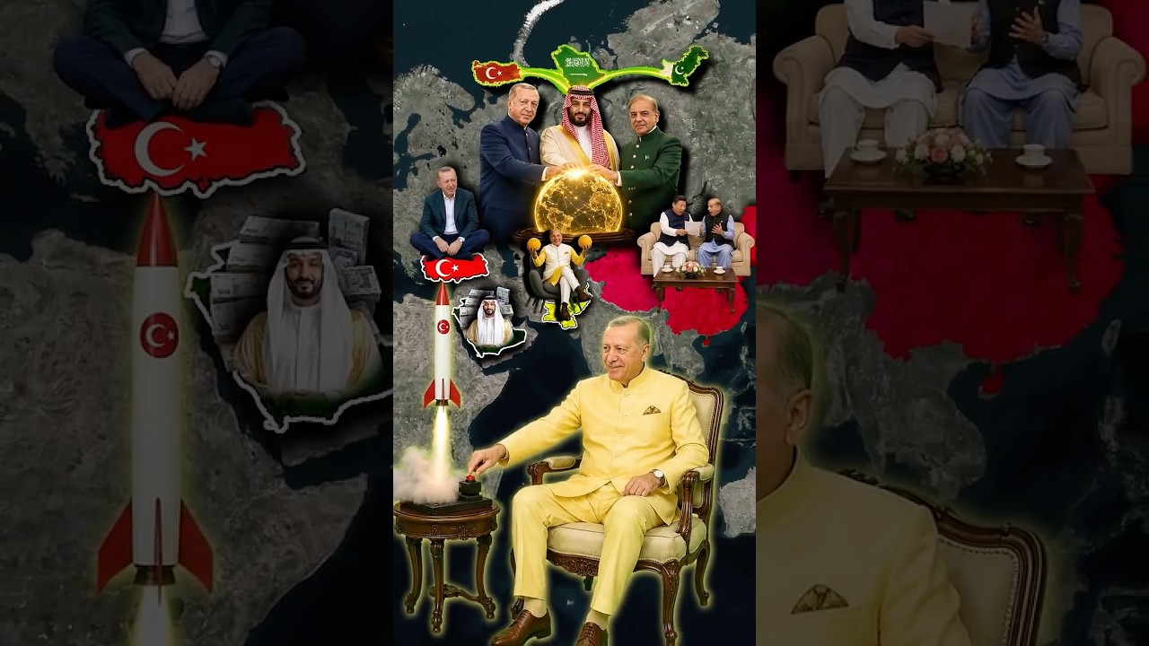 Turkey, Pakistan & Saudi Sign Mega Defense pact! #shorts #pakistan #turkey