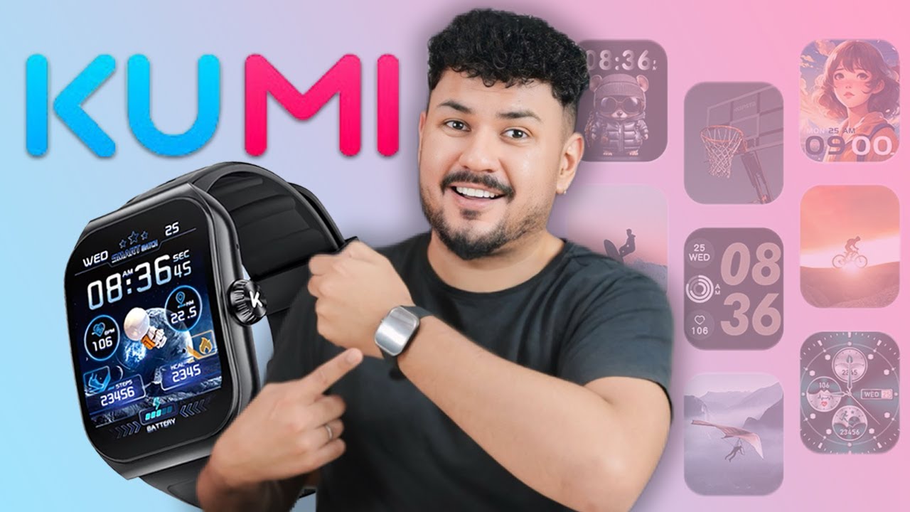 COMPREI! Kumi KU7 O Smartwatch considerado A melhor Alternativa Barata ao Apple Watch -Valeu a pena?