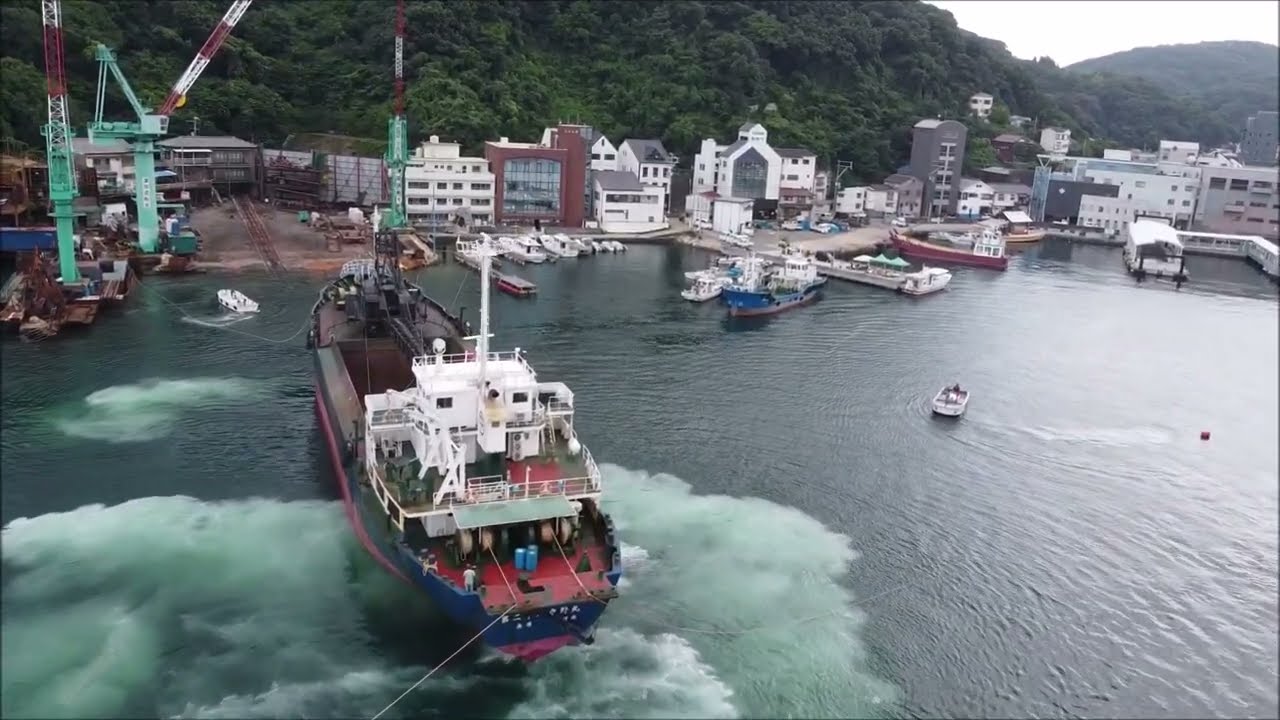 空撮【裏兵庫探検隊!】家島天神祭前日港湾・造船所空中散歩と「本土何するものぞ」 ”高速いえしま”物語（シリーズ”海の暴走族”！ 瀬戸内爆走！ ）真浦港・宮港の出船入船 2022.7 MavicMini