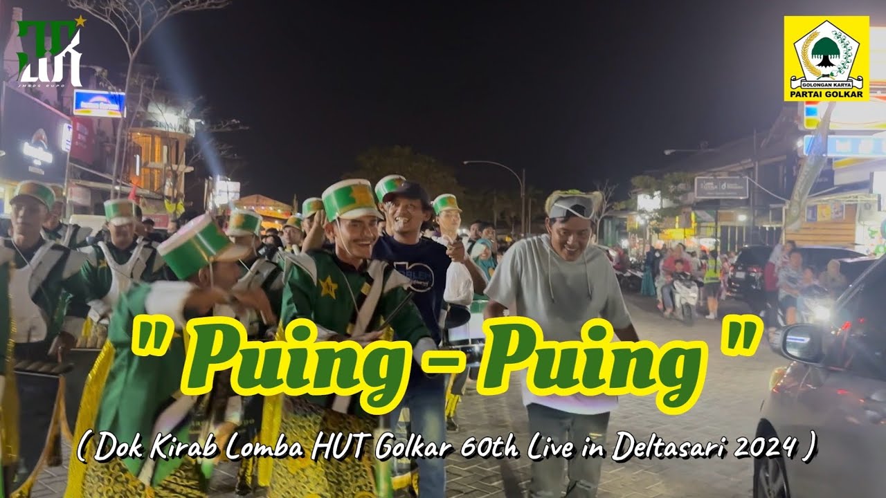 PUING PUING - Dokumentasi Kirab Patrol Jomandang Rupo HUT Golkar 60th , Deltasari 2024