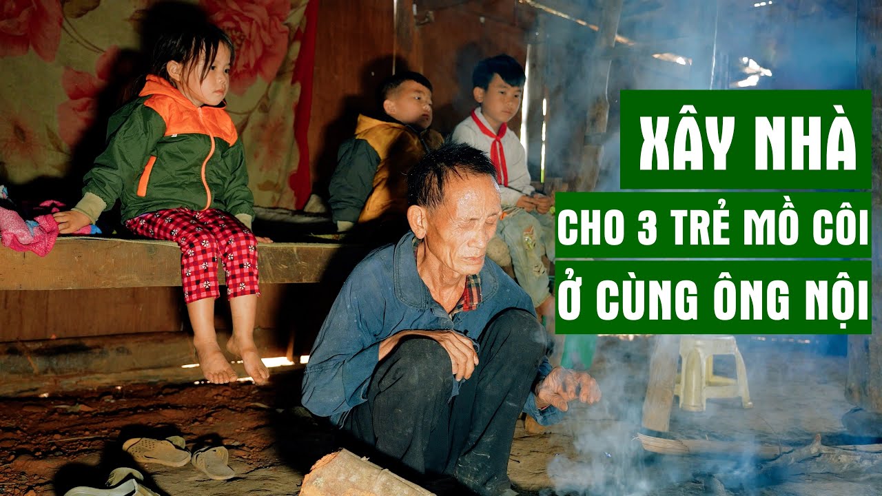 Lần Đầu Viết Thành Cùng Mọi Người Làm Nhà Cho 3 Em Mồ Côi Sống Cùng Ông Nội | Người Đặc Biệt