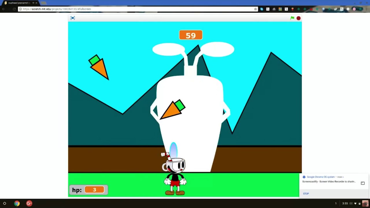 cuphead psycarrot battle (republished)