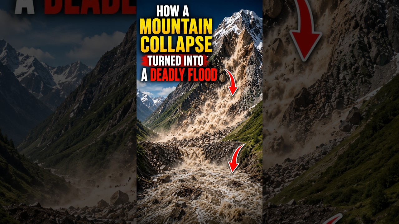 How a Mountain Collapse Turned Into a Deadly Flood 🌋🌊