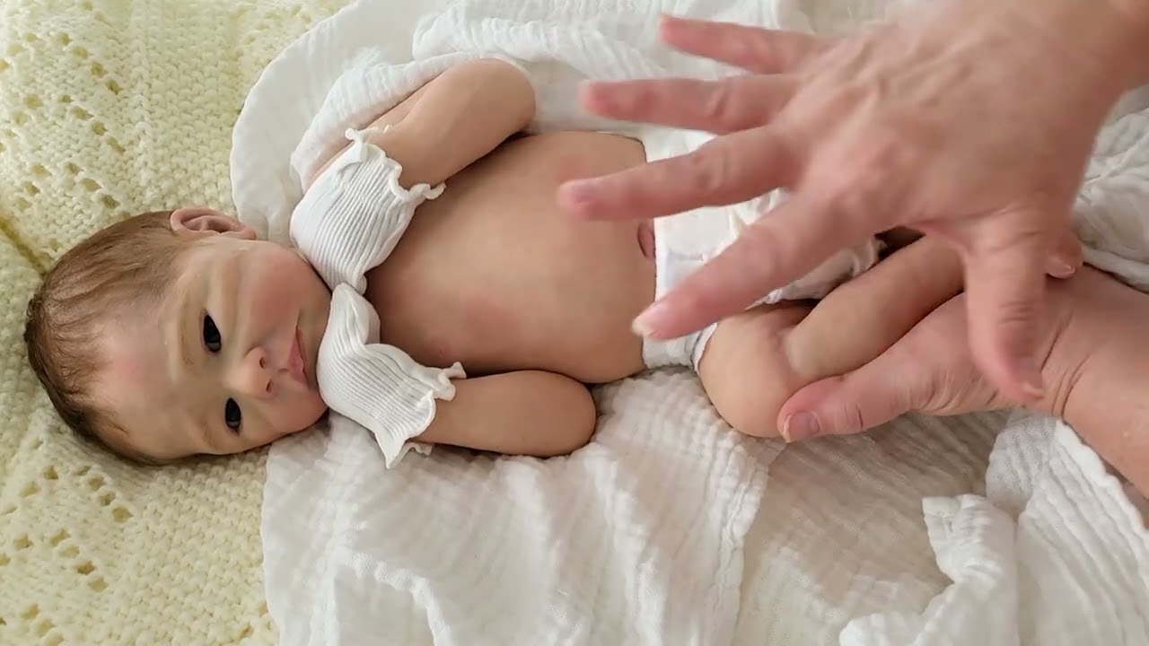 Blanket Reveal! New baby details. #siliconebaby #collection #fypyoutube 