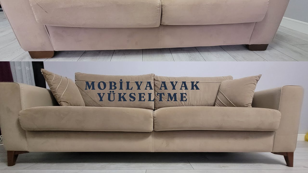 Mobilya koltuk yatak ayak yükseltme (robot süpürge için)