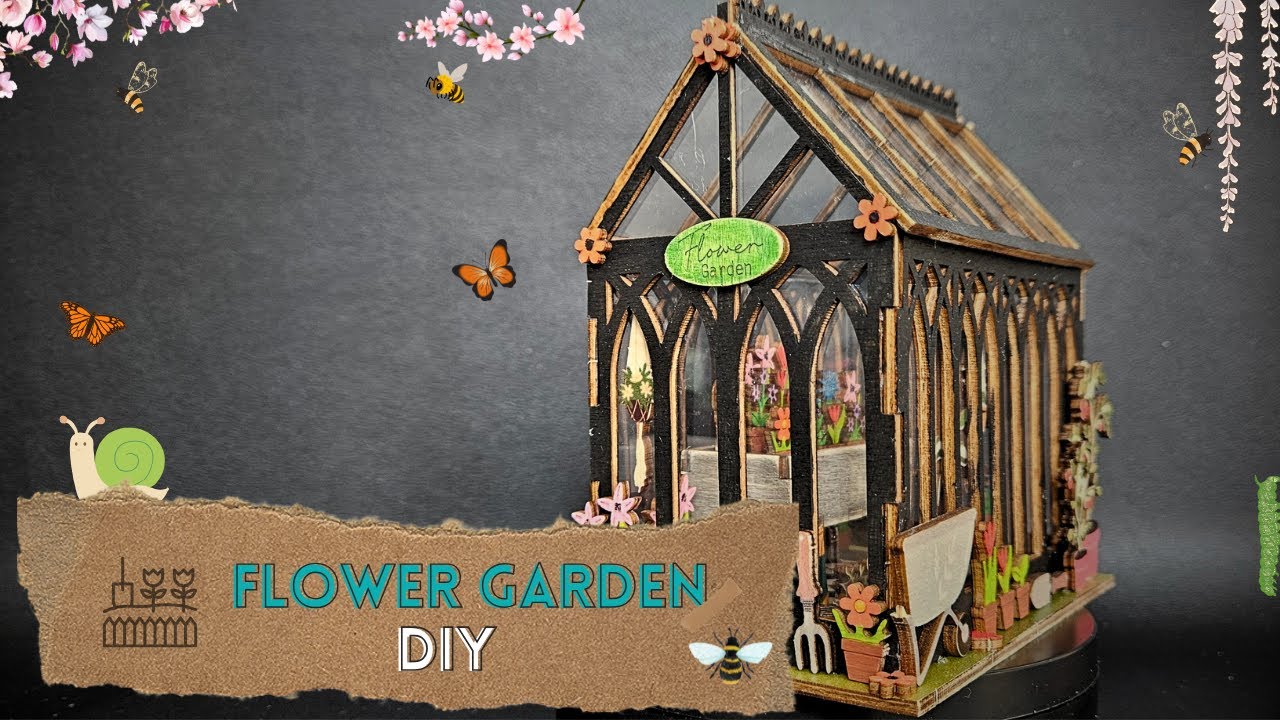 Flower Garden - ACTION DIY 🌸🌹🏵️ | Szklarnia DIY 🌸🌹🏵️ | Satysfying & Relaxing Video