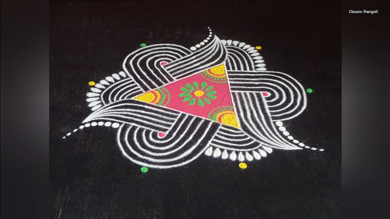 5×3 Dots kolam / Margazhi Maadha special kolam / Vaikunda egadhesi kolam / Friday Padi Kolam