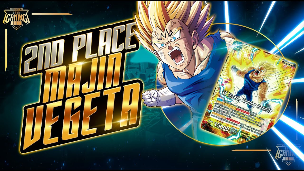 DBS Card Game - July 2023 - Jun Teoh's 2nd Place Majin Vegeta Deck Profile!