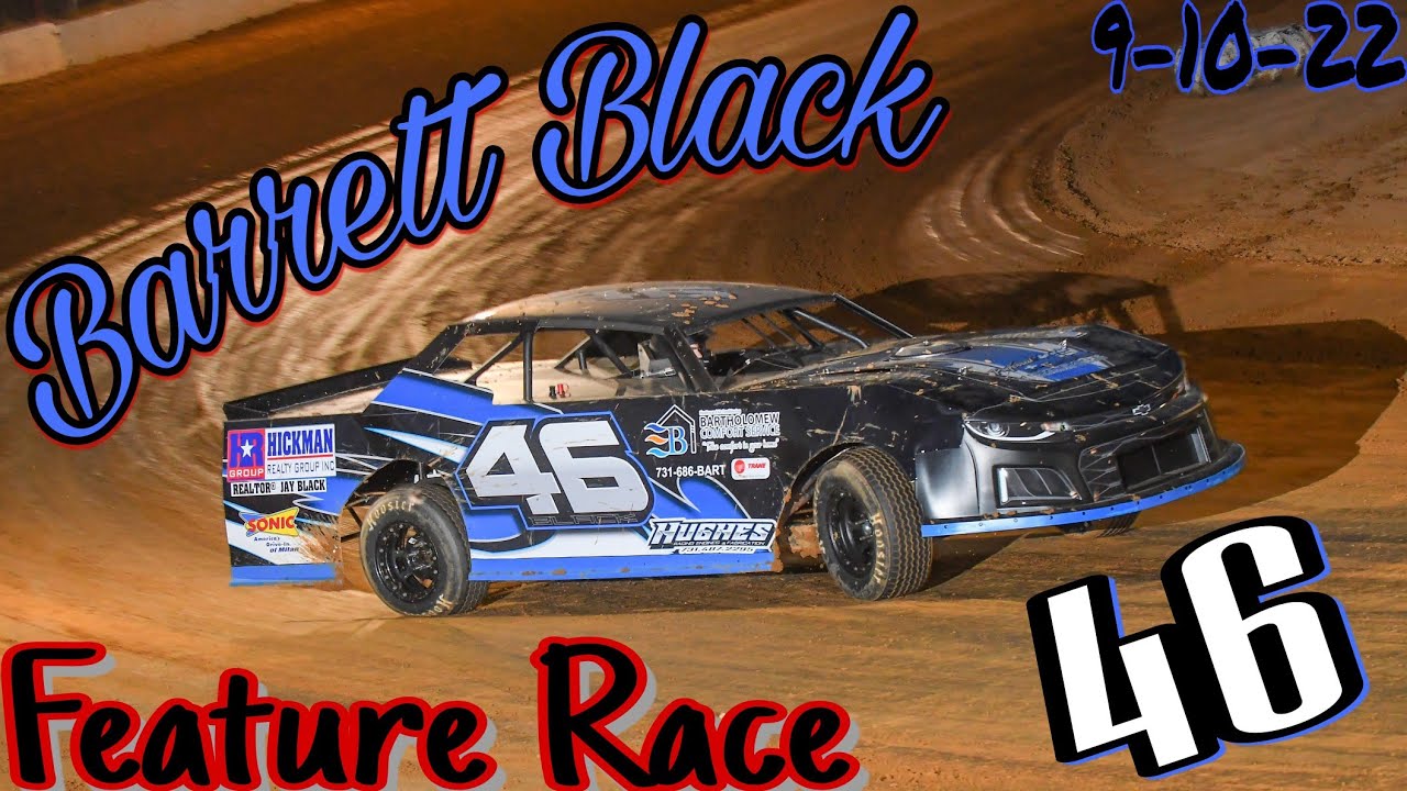 Barrett Black 46 in Feature Race at Camden Speedway TN 9-10-22