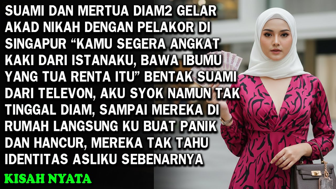 SUAMI DAN MERTUA TEGA GELAR AKAD DENGAN GUNDIKNYA DI SINGAPUR, LANGSUNG KU BUAT HANCUR SAAT PULANG