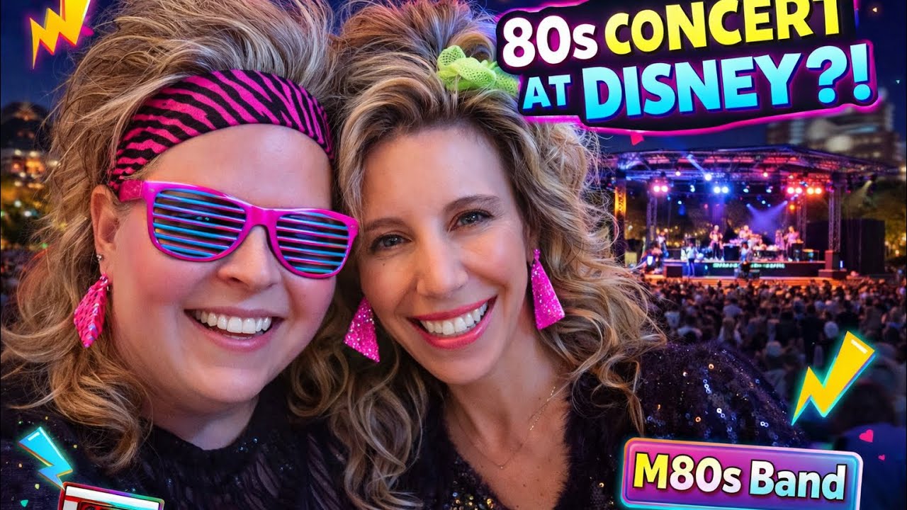 80s Concert at Disney Springs! 🎸 M80s Band Live | Disney World Nightlife Vlog