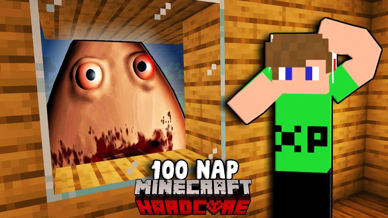 100 NAP FELNŐTT POU-VAL ÉLTEM TÚL A MINECRAFTBAN!