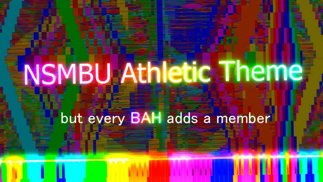 [Black MIDI] New Super Mario Bros. U Athletic Theme Community Merge - 144 Million
