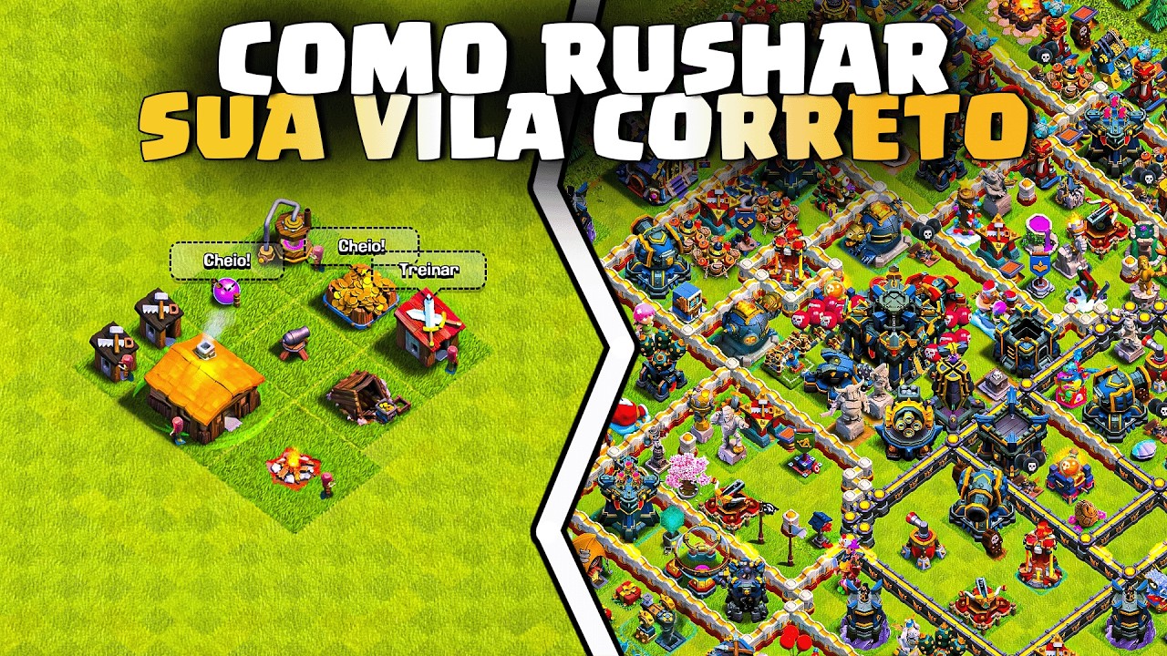 GUIA COMPLETO - Como RUSHAR uma VILA do Jeito Certo!