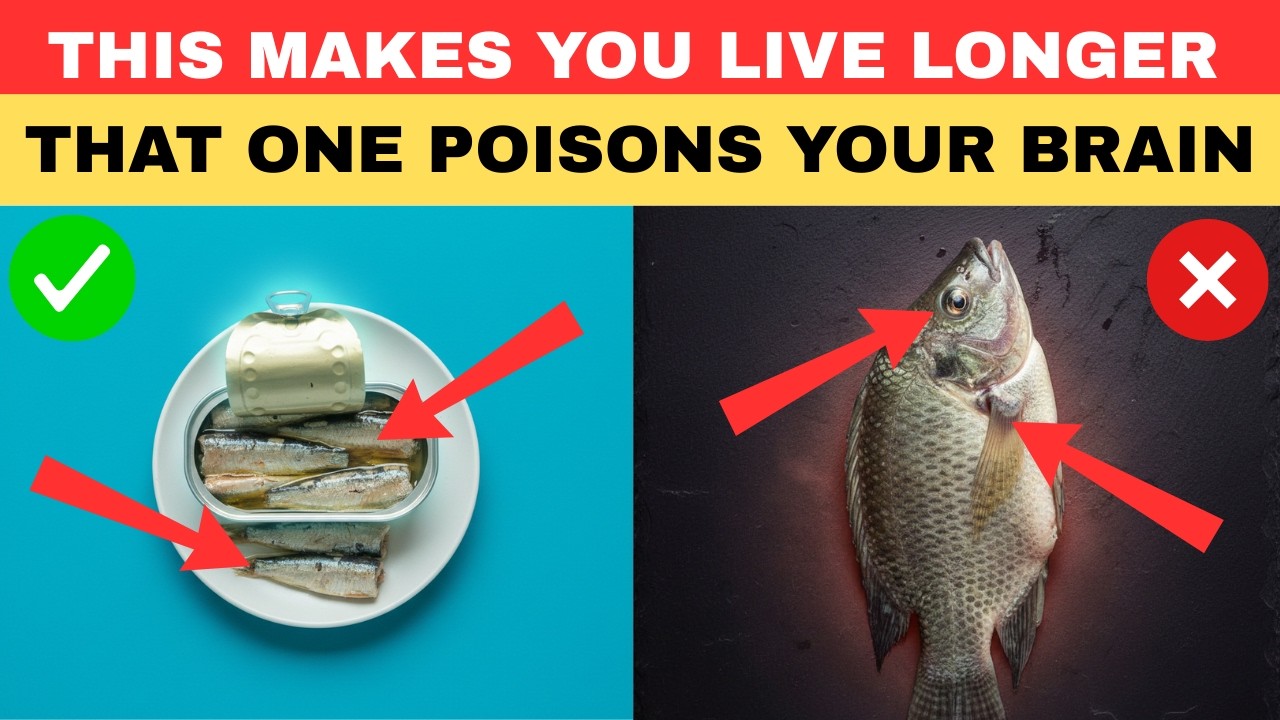 Over 60? 3 Fish to Avoid And 3 to Must Eat Daily | Senior Health Tips #healthyfood #healthyaging