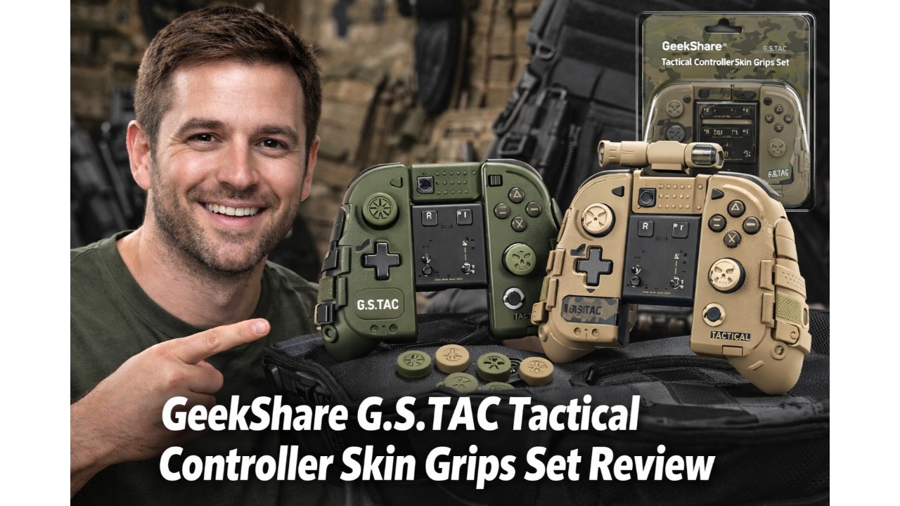 🎮 GeekShare G.S.TAC Tactical Controller Skin Grips Set Review 🕹️
