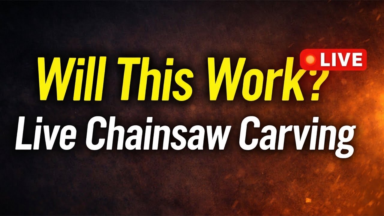It All Comes Down to This LIVE Chainsaw Carving