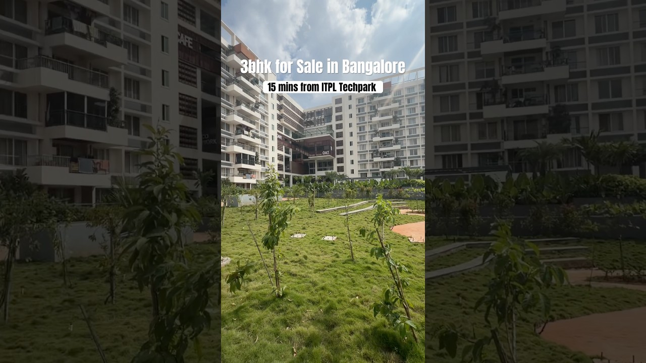 Ready to Move Gated Community 3bhk Flats in ITPL Hoodi Bangalore | ☎️9019849801