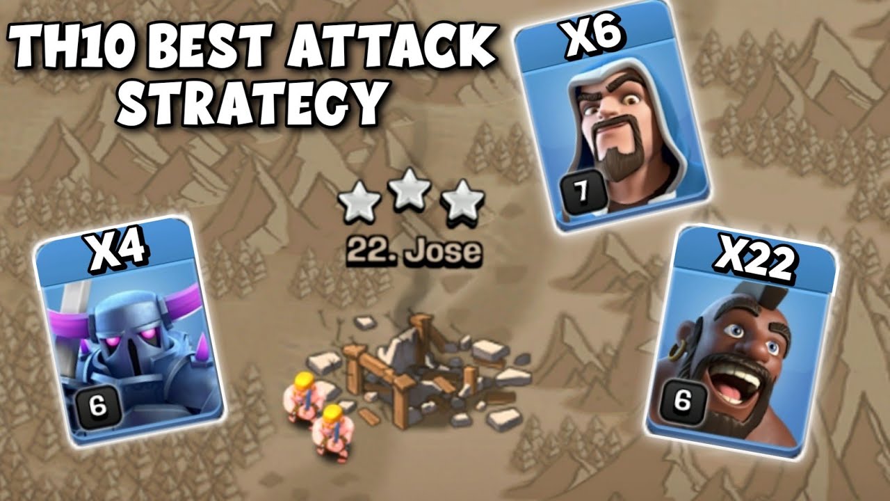 TH10 Pekka + Hog Riders Attack Strategy 2022 |&nbsp;Best TH10 War Attack Strategy Clash Of Clans - COC