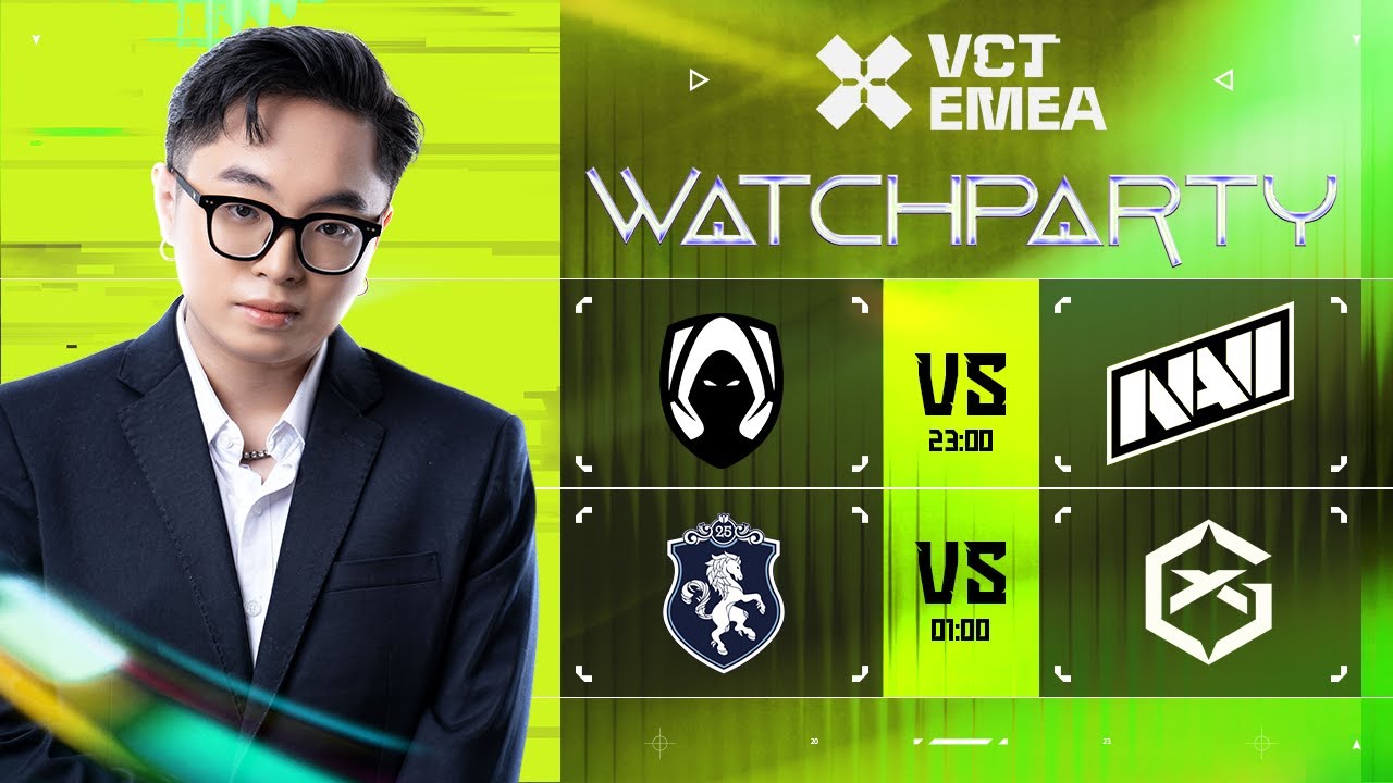 🔴TH vs. NAVI; TL vs. GX - VCT 2026: EMEA KICKOFF | EMEA CÒN 1 MẠNG! #vctwatchparty