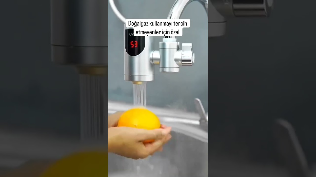 Akıllı su ısıtıcı musluk