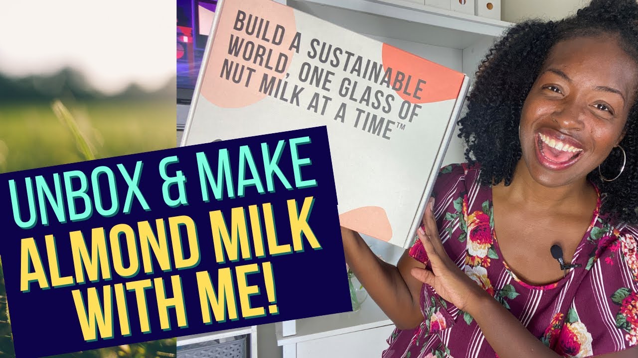 Nutr Almond Milk Machine Unboxing - HOW TO MAKE ALMOND MILK (Homemade Almond Milk)