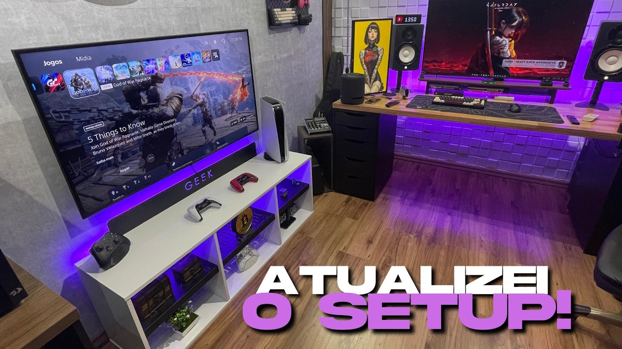 Nova Atualização no SETUP GAMER! Rack Gamer do Mercado livre