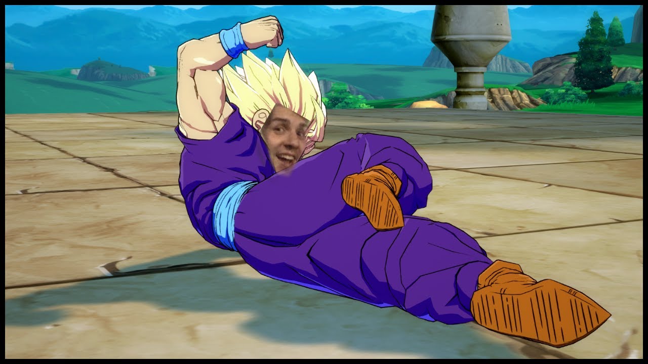 Me pide que le instruya con MI GOHAN DE UNA SEMANA (no sale bien) [DBFZ]