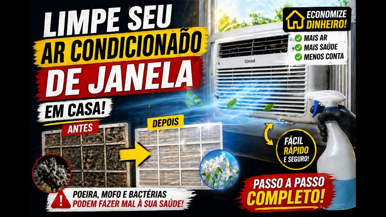 Limpando o Ar Condicionado em Casa