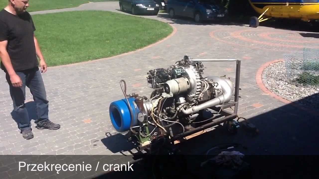 Rozruch silnika GTD-350 | GTD-350 engine start-up
