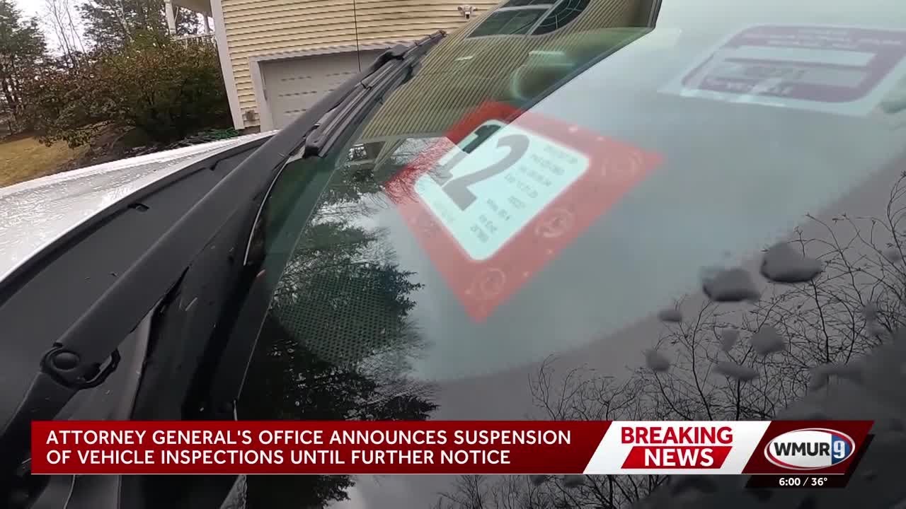 AG's office announces suspension of vehicle inspections in NH