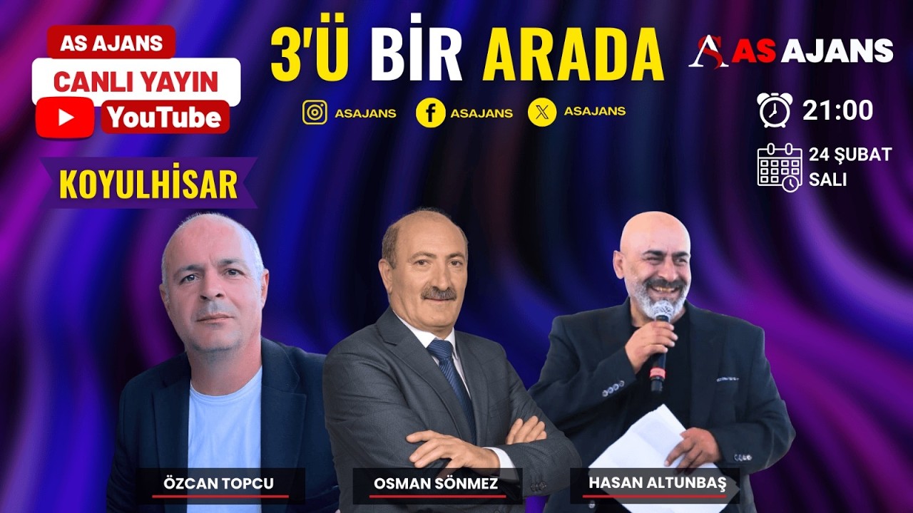 🔴 CANLI YAYIN | 3’ü Bir Arada | Özcan Topçu, Osman Sönmez & Hasan Altunbaş