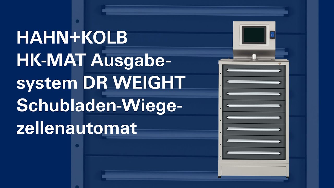 HAHN+KOLB HK-MAT DR WEIGHT Schubladen-Wiegezellenautomat